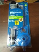 PLUMBCRAFT Adj. Fill Valve & Flapper Kit.