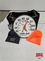Camo Bag, Thermometer, Toque