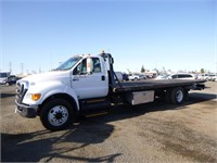 2015 Ford F750 Roll Back Tow Truck
