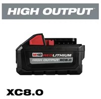 Milwaukee M18 XC 8.0ah High Output Battery