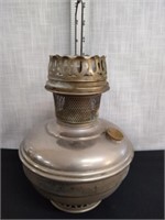 Aladdin Nickel plated oil lamp not shade