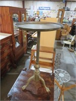 CLAW FOOT BRASS TABLE