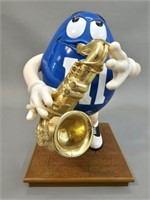 M&M's Blue Peanut Saxophone Player
