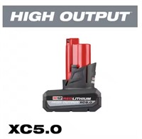 Milwaukee M12 XC5.0 High Output Battery