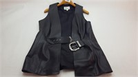 Melanzona Leather Vest size 10
