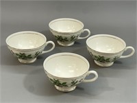 Lot: 4 Tea Cups-Unmarked