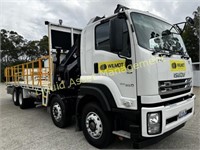 2022 Isuzu FYJ 300-350 8x4 Crane Truck