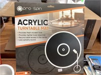Pro Spin acrylic turntable mat