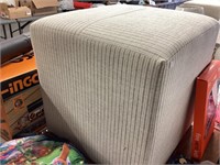 19x19 fabric footstool