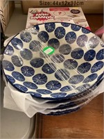 6ct blue and white bowls-different patterns