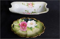 Antique Bavaria, Limoges, and other plates and