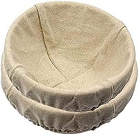 8.5" Round Brotform Baskets + Linen Cover