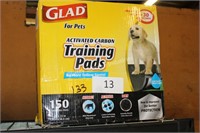 1-150ct glad training pads