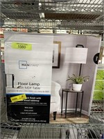Mainstays Floor Lamp with MDF Table