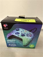 PDP Glitch Green Wired Controller