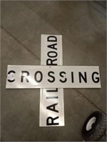 RAILROAD CROSSING SIGN