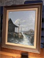 Impressionist Oil painting signed Bearn