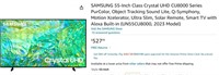 $527 55" Class CU8000 Crystal UHD 4K Smart TV