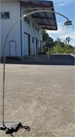 Vintage Arc chrome floor lamp 80"