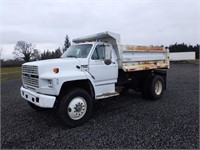 1989 Ford F800 10' S/A Dump Truck