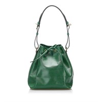 Authentic Green LOUIS VUITTON Epi Petit Noe