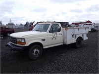 1997 Ford F350 9' S/A Utility Truck