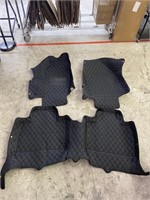 New Faux leather custom fit car floor mats.