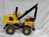 Tonka Turbo-Diesel Backhoe truck metal