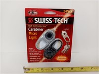Swiss Tech Carabiner Micro Light 2 Pack