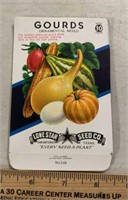(5 COUNT)VINTAGE SEED PACKETS-GOURDS