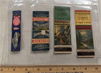 (4)MATCHBOOK COVER-ASSORTED