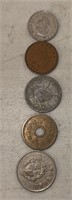 (5)WORLD COINS-ASSORTED