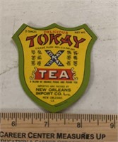 (5 COUNT)VINTAGE LABELS-TOKAY TEA/NEW ORLEANS,