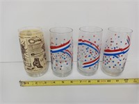 Americana Drinking Glasses & Sears Glass