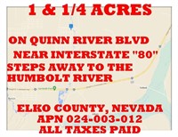 1-1/4 Acres In Elko County, Nevada