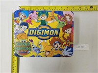 Digimon Tin Lunchbox with Surprise Graphics Inside
