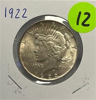 S - 1922 SILVER PEACE DOLLAR (12)