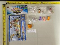 Random Digimon Lot School Kit small Action Figures