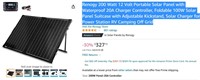 $469 Renogy 200 Watt 12 Volt Portable Solar Panels