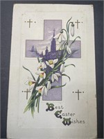 Antique Easter Postcard Stamped & Postmarked 1915