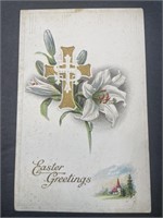 Antique Easter Postcard Stamped & Postmarked 1916