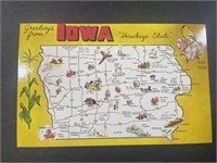 Vintage Iowa State Postcard