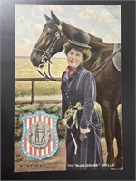 Vintage Kentucky "State Belle's" Postcard