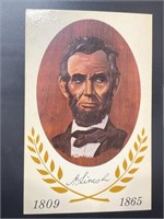 Vintage Abraham Lincoln Postcard