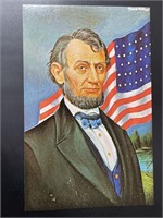 Vintage Lincoln Portrait Postcard