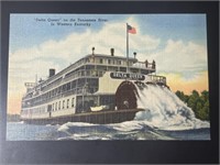 Vintage Delta Queen River Boat Postcard