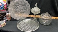 Platters and candy dishes