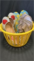 Basket of shoes size 8.5