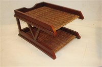 Woven Reed Paper Tray