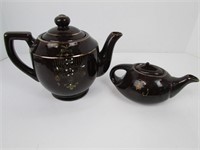 Japanese Moriage Teapot,Vintage Sm INDIV Brown